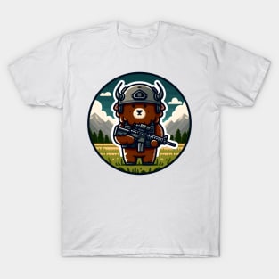 Tactical Bison Buffalo T-Shirt